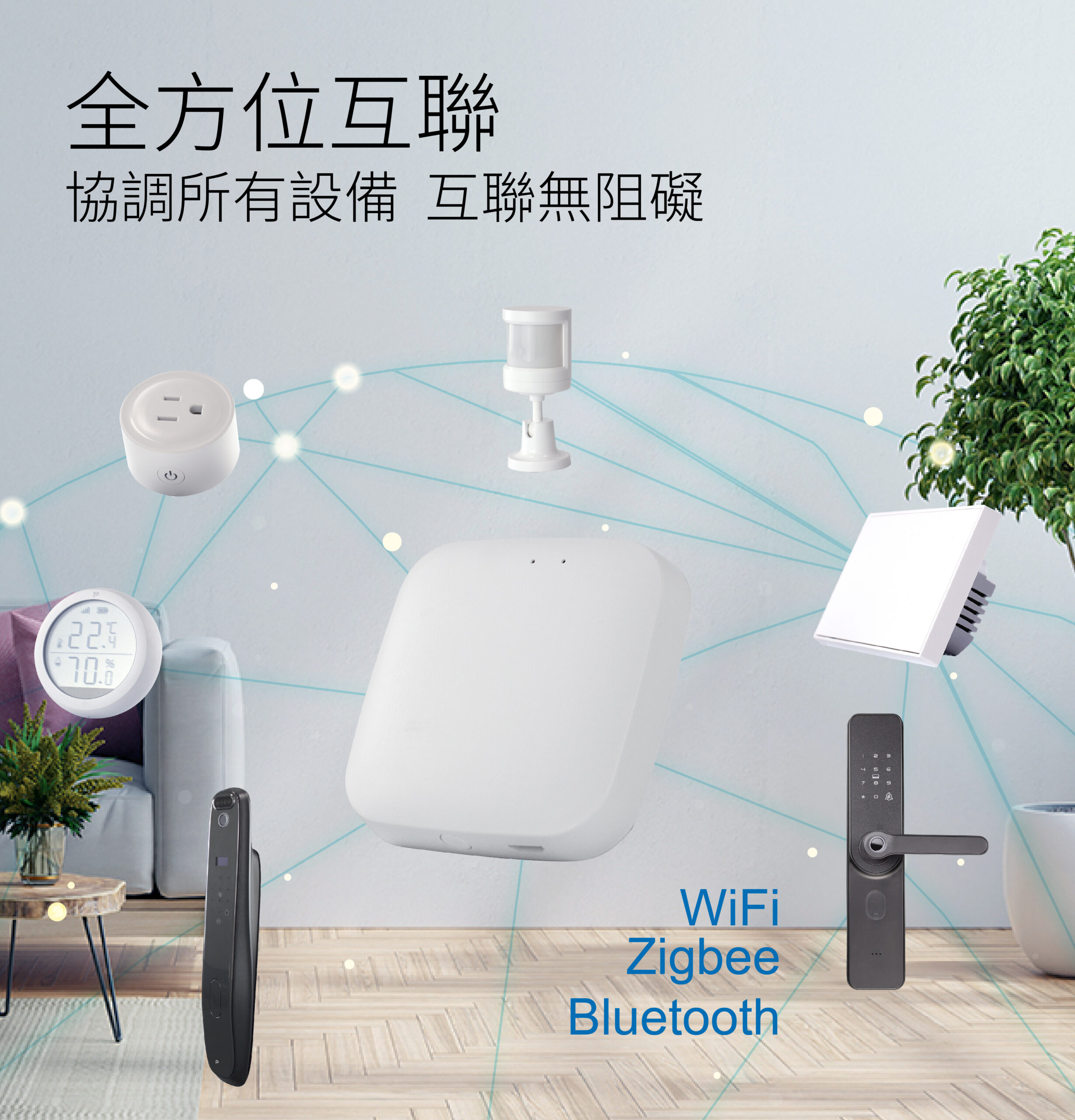 台灣智能家居品牌｜多功能協調器｜加一智聯